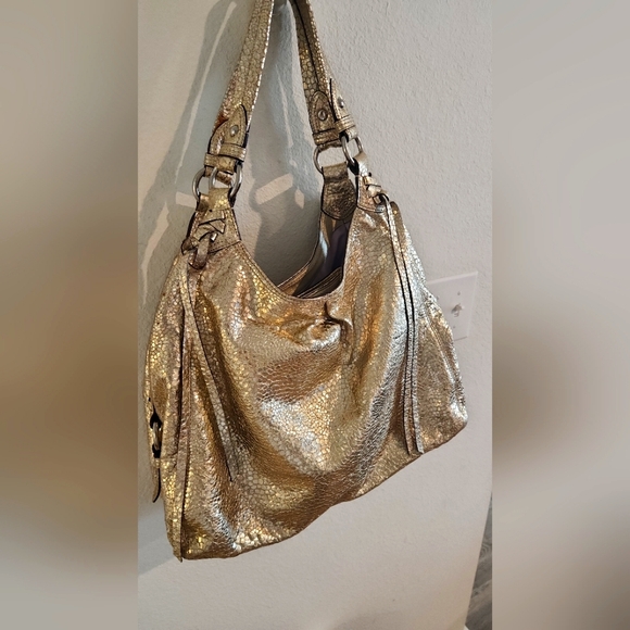 Coach Gold Shoulder Bag - Picture 1 of 11